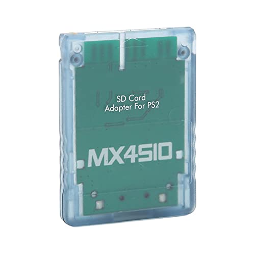Yunseity MX4SIO SIO2SD TF-Kartenleser-Adapter für PS2, Keine Speicherkarte, Sondern EIN Adapter, Ersatz-Speicherkartenleser-Adapter für PS2(Blau) von Yunseity