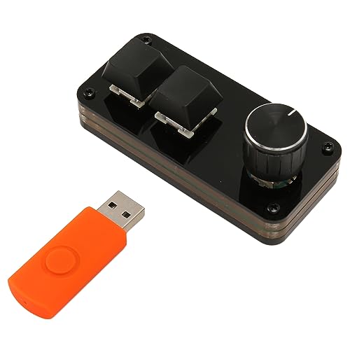 Yunseity Mechanische Gaming-Tastatur, Anpassbares Makro Programmierbar, Hot-Swap-fähiger Blauer Schalter, Tastenkabeltrennung, 2 Tasten, 1 Knopf Yunseity Mechanische Gaming-Tastatur, Anpassbares Makro Programmierbar, Hot-Swap-fähiger Blauer Schalter, Tastenkabeltrennung, 2 Tasten, 1 Knopf von Yunseity