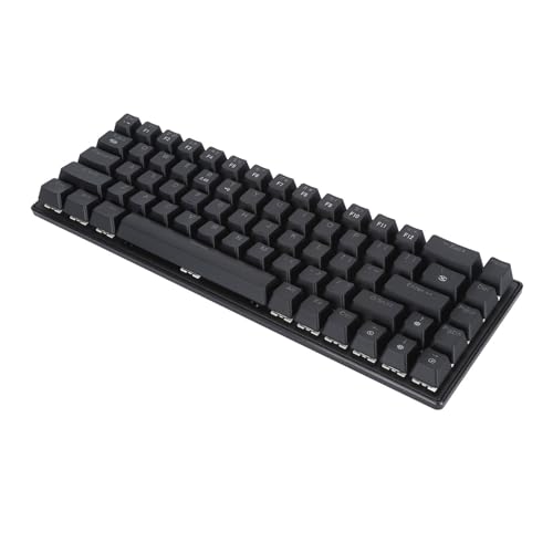 Yunseity Mechanische Gaming-Tastatur mit RGB-Hintergrundbeleuchtung, Hot-Swap-fähig, DC 5 V, Mechanische Tastatur, 3 Modi, für Laptops, für 7, 8, 10, 11 (Black) von Yunseity