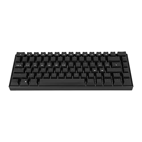 Yunseity Mechanische Tastatur 82 Tasten RGB 2.4G/ 3.0/5.0/Type-c Wired 3 Verbindungsmodi Ergonomisches Layout Computertastatur für/HarmonyOS//IOS (Blauer Schalter) von Yunseity