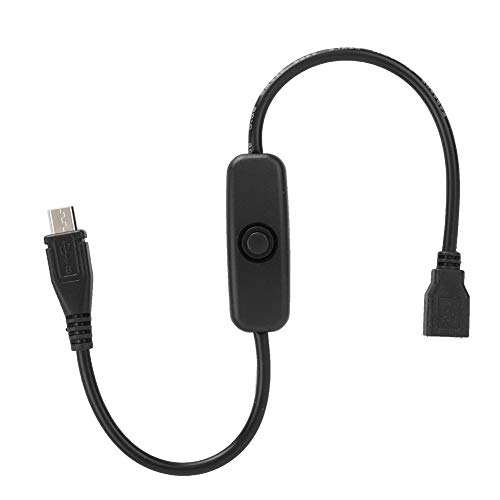 Yunseity Micro-USB-Kabel, Kupferdraht-Desktop-Kabel, mit 501-Tasten-Schalter für -Kabel USB-Stromausgang von Yunseity