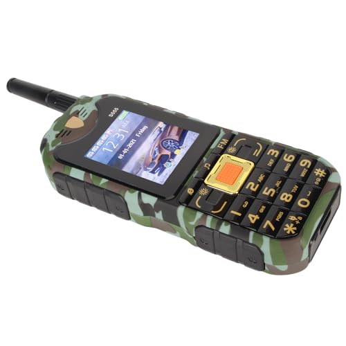 Yunseity Mobiltelefon für ältere Menschen, 4.0, 4800 MAh, 100–240 V, 2,2-Zoll-Handy mit Großen Tasten für den Innenbereich (EU-Stecker AC100-240V) von Yunseity