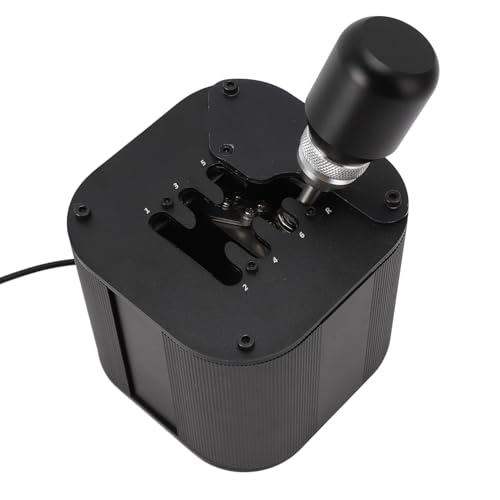 Yunseity PC USB Simulator Shifter für G29 G27 G25 G920 T300RS GT Lenkrad, Kompatibel mit WRC EST LFS Sim Racing Games, 6+R Yunseity PC USB Simulator Shifter für G29 G27 G25 G920 T300RS GT Lenkrad, Kompatibel mit WRC EST LFS Sim Racing Games, 6+R von Yunseity