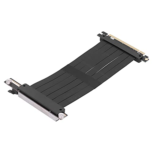 Yunseity PCI-E-Verlängerungskabel, PCI-E 3.0 16X Flexible Extender-Verlängerungskabel, 90 ° PCI Express-Kabel für die Vertikale Installation der Grafikkarten-GPU von Yunseity