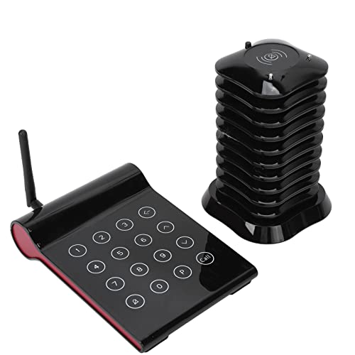 Yunseity Pager-System-Summer, Multi-Mode-Touch-Bedienung Restaurant-Warte-Summer mit 10 Pagern für Imbisswagen, Fabrik, Hotels (800 bis 1000 m) von Yunseity