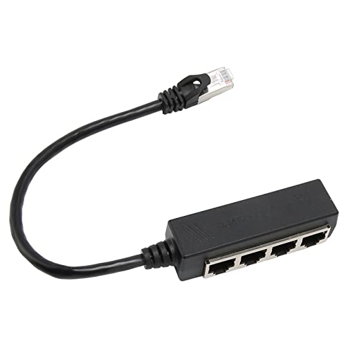 Yunseity RJ45-Ethernet-Splitter-Kabel, RJ45 1 Stecker auf 4 X Buchse, LAN-Ethernet-Splitter-Adapterkabel, für Laptop von Yunseity