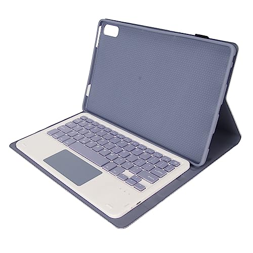 Yunseity Schutzhülle mit Tastatur für Tab P11 2. Generation, Pad Plus 2023, Magnetisch Abnehmbare Kabellose Tastatur mit Schlankem Ständer (Lila) von Yunseity