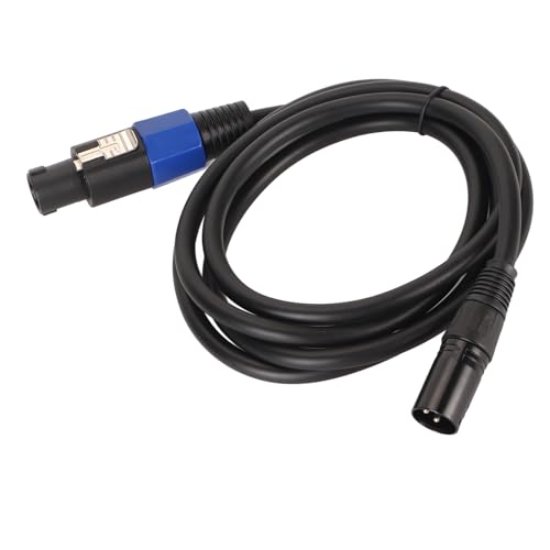 Yunseity SpeakOn-Stecker auf XLR-Stecker-Kabel, 1,5 M Langes PVC-SpeakOn-Stecker auf 3-poliges XLR-Stecker-Verlängerungskabel, 3-poliges Mikrofonkabel für DJ, PA, Gig, Bühne Yunseity SpeakOn-Stecker auf XLR-Stecker-Kabel, 1,5 M Langes PVC-SpeakOn-Stecker auf 3-poliges XLR-Stecker-Verlängerungskabel, 3-poliges Mikrofonkabel für DJ, PA, Gig, Bühne von Yunseity