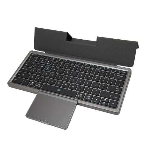 Yunseity Tablet-Tastaturhüllen, Multifunktionale, Abnehmbare -Tastatur Im Gleichzeitigen Betriebsmodus für Win XP für Laptop (Eisengrau) von Yunseity