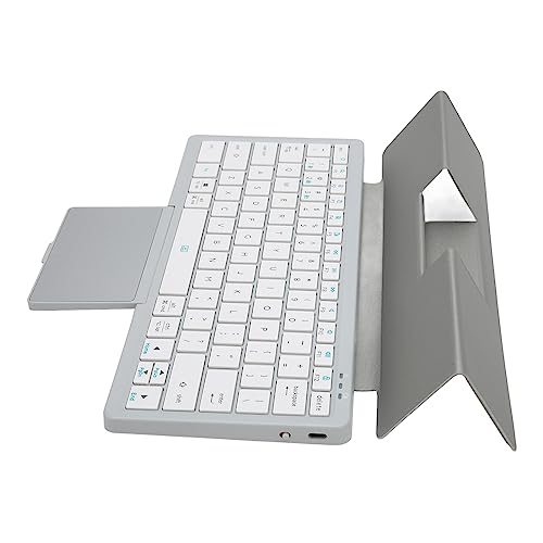 Yunseity Tablet-Tastaturhüllen, Multifunktionale, Abnehmbare -Tastatur Im Gleichzeitigen Betriebsmodus für Win XP für Laptop (Silver) von Yunseity