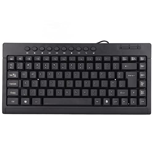 Yunseity -Tastatur, Englische oder Arabische Tastatur, USB-Kabel mit 95 Tasten, Computer-Laptop-Tastatur, Schnurgebundene Tastatur für Büro, Heimgebrauch(Englisch) von Yunseity