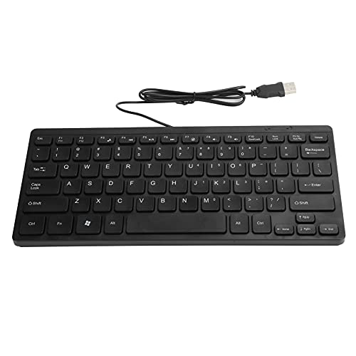 Yunseity -Tastatur mit USB-Kabel, mit 3,6 Fuß Langem Kabel, Wasserdicht, ABS-Material, für Computer-Desktop von Yunseity