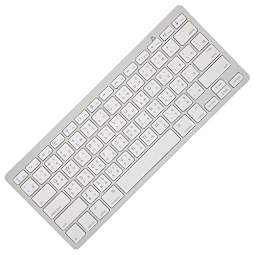 Yunseity Tragbare Drahtlose Bluetooth-Tastatur, Kompakttastatur mit 78 Tasten, für IPad, Mac, Android, von Yunseity