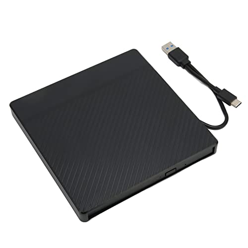 Yunseity Typ A Typ C USB 3.0 Optisches Laufwerks Gehäuse, Tragbares USB 3.0 Externes CD-ROM-Rewriter-Gehäuse für 9,5mm Dicke Mobiles Optisches Laufwerk von Desktop oder Laptop von Yunseity