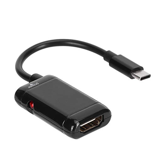 Yunseity Typ-C-zu-Adapter, 10 Gbit/s Superschnelles USB 3.1, Micro-USB-Port-Stromversorgung, 1080P-Konverter für -Telefon-Tablet von Yunseity