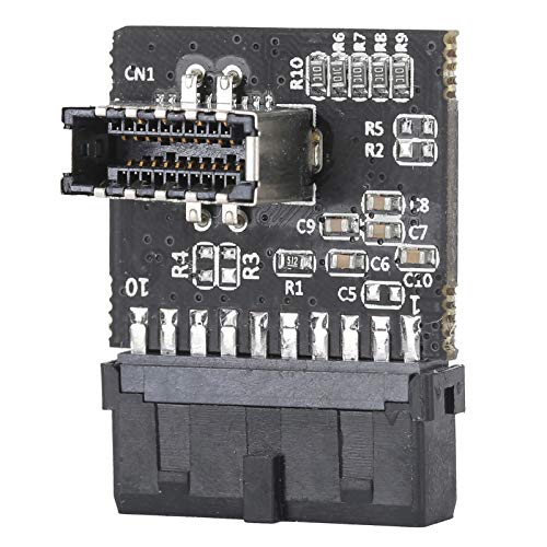 Yunseity USB 3.0 zu Typ-E-Anschluss, USB 3.1 Frontplatten-Header-Buchse zu USB 3.0 Frontplatten-Buchse 20-poliger Header-Erweiterungsadapter für Motherboard Yunseity USB 3.0 zu Typ-E-Anschluss, USB 3.1 Frontplatten-Header-Buchse zu USB 3.0 Frontplatten-Buchse 20-poliger Header-Erweiterungsadapter für Motherboard von Yunseity