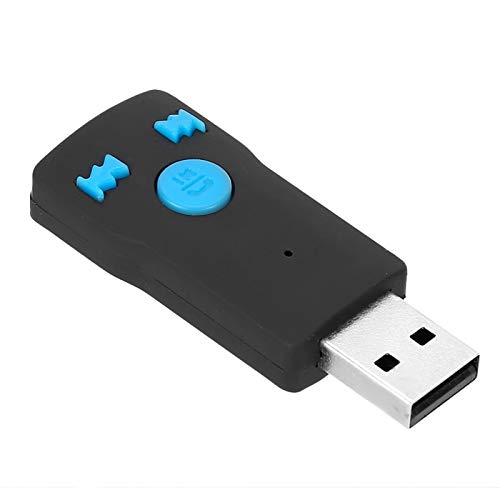 Yunseity USB-Bluetooth-Empfänger-Adapter, Drahtloser -Audio-Adapter, 3,5-mm-Bluetooth-AUX-Adapter-Kfz-Einbausatz, für Lautsprecher, Heimstereoanlage Usw von Yunseity