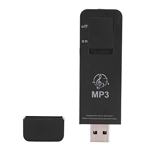 Yunseity USB MP3-Player Stick, Digitaler Musikplayer mit Verlustfreiem Sound, mit Trageschlaufe und Kopfhörer, Erweiterbar auf Bis zu 32 GB von Yunseity