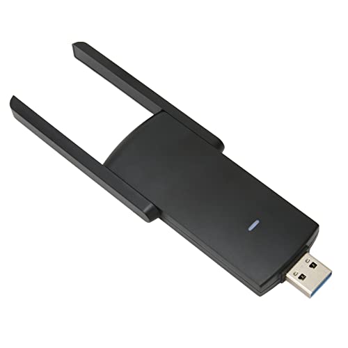 Yunseity USB-WLAN-Adapter für PC, 5-GHz-/2,4-GHz-Dualband-WLAN-Dongle, Zwei 5-dbi-High-Gain-Antennen, USB-Netzwerkadapter für Windows 11 10 8 8.1 7 Vista XP von Yunseity