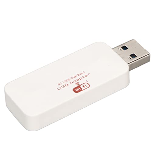 Yunseity USB-WLAN-Adapter für PC, USB3.0-Dualband-1300-Mbp-WLAN-Netzwerkadapter, MU-MIMO-Soft-AP-Modus, WLAN-Dongle für Win 11, 10, 8, 1, 8, 7, für Win XP, für OS X Laptop 10 von Yunseity