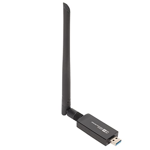 Yunseity USB-WiFi-Adapter, RTL8812AU Drahtloser Netzwerk Adapter, 1200M USB 3.0 WiFi Dongle mit Dual-Band 2,42 GHz/300Mbps 5GHz/866Mbps Hohe Gewinn Antenne für Android, Linux, Win XP, 7, von Yunseity