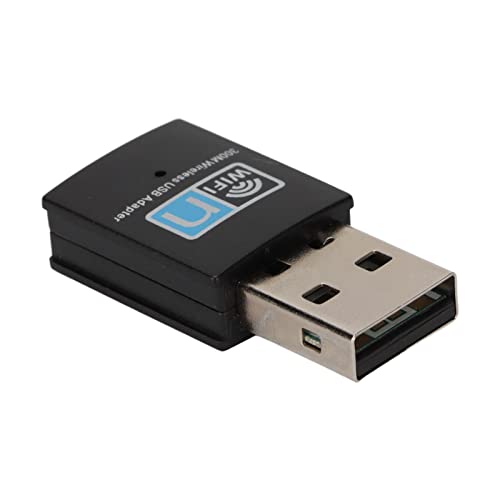 Yunseity WLAN-Adapter 300 Mbit/s 802.11N/G/B Wireless Net Card Tragbare USB 2.0 WLAN-Adapter Wireless-Karte Kompatibel mit WIN2000, XP, Vista, WIN7 von Yunseity