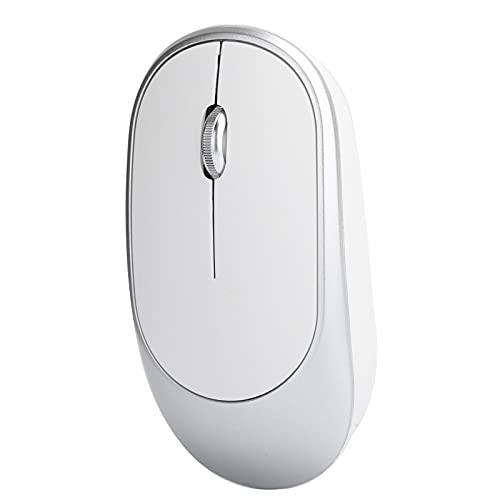 Yunseity Wireless Gaming Mouse-1600 DPI, 3 Tasten, Hochleistungs-Wired Gaming Mouse mit USB-Empfänger, für Gamer/Desktop/Laptop (Silber) von Yunseity