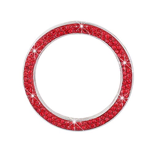 Yurosiay Universal Strass Auto Motor Start Stop Knopf Ring Bling Kristall Strass Start Stop Knopf Aufkleber Glitzer Zündschalter Aufkleber Start Stop Knopf Abdeckung Strass Auto Zubehör Rot Yurosiay Universal Strass Auto Motor Start Stop Knopf Ring Bling Kristall Strass Start Stop Knopf Aufkleber Glitzer Zündschalter Aufkleber Start Stop Knopf Abdeckung Strass Auto Zubehör Rot von Yurosiay