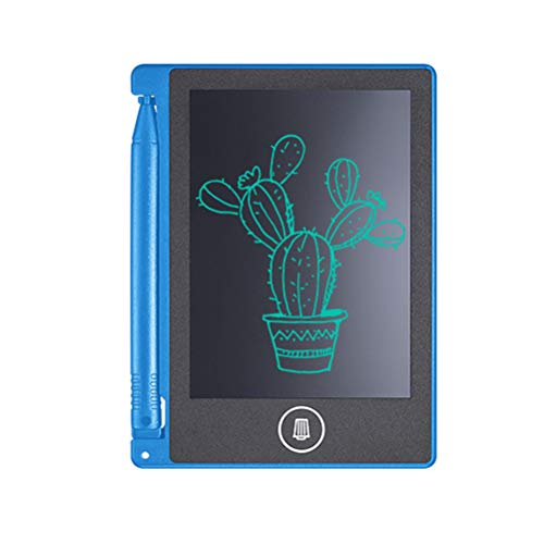 Schreibtablett Yusat 4,4-Zoll-tragbares Tablet LCD Paperless Memo Pad Tablet Studenten Schreiben Zeichnen Grafikkarte (blau) von Yusat