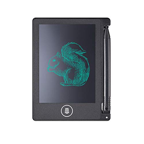 Schreibtablett Yusat 4,4-Zoll-tragbares Tablet LCD Paperless Memo Pad Tablet Studenten Schreiben Zeichnen Grafikkarte (schwarz) von Yusat