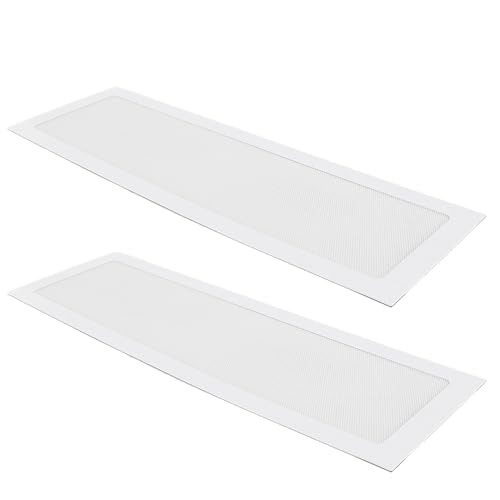 Yusat PC-Lüfter-Staubfilter, Magnetischer Rahmen, Feinmaschiges PVC, Computer-Lüfterfiltergitter Computer-Kühler, Lüfter, Netzteil, 4,72 X 14,17 Zoll, 2 Stück (Weiß) von Yusat