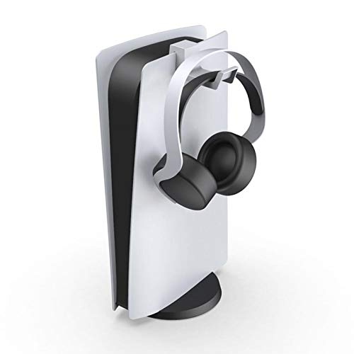 [2021 Einzigartiger Sicherer PS5-Kopfhörerhalter, 3D-Headset-Halter Aufhänger, Multifunktionsaufhänger -Headset, Weiß von Yusheng