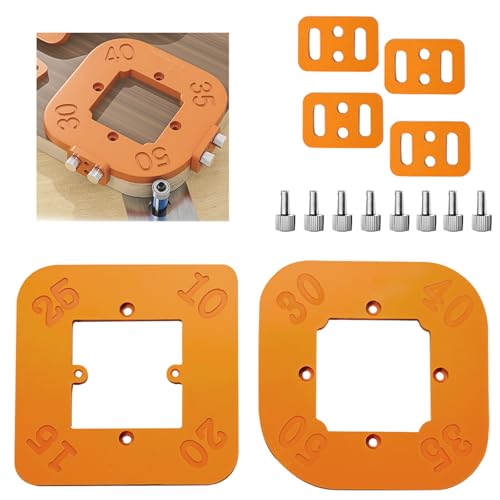 YushengTai 2 Stück Frässchablone Oberfräse R10-R50, Radienschablonen, Frässchablonen für Oberfräse, Eckradius-Frässchablonen, Radius Schnellvorrichtung für Holzbearbeitung, Woodworking Tools YushengTai 2 Stück Frässchablone Oberfräse R10-R50, Radienschablonen, Frässchablonen für Oberfräse, Eckradius-Frässchablonen, Radius Schnellvorrichtung für Holzbearbeitung, Woodworking Tools von YushengTai