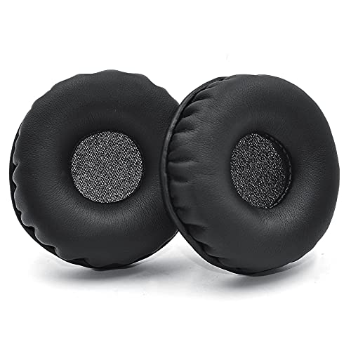 Yushu Ersatz-Ohrpolster aus Leder, Ohrpolster kompatibel mit für Evolve 20/20se/30/30II/40/65 Headset Kissenbezug, Kopfhörer Ersatz Ohrpolster von Yushu