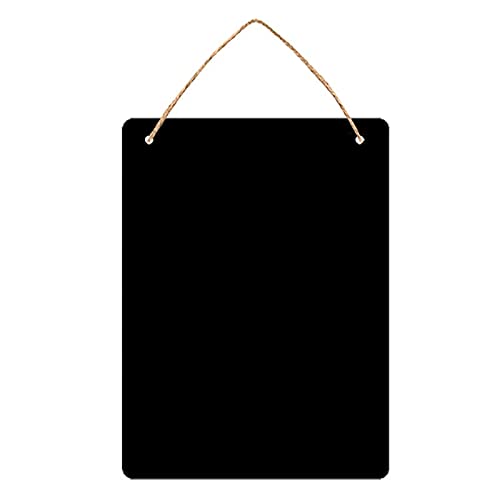 Yushu Kreidetafel-Schild zum Aufhängen, doppelseitig, löschbar, kleine hängende flüssige Kreidetafel-Schilder mit Schnur zum Aufhängen für Hochzeit, Bar, Café, Restaurant von Yushu