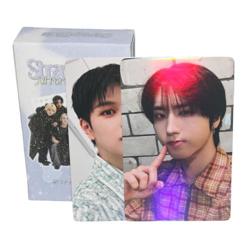 Stray Kids Laser Photocard 55pcs Stray Kids Album Photocard Stray kids lomo Cards Straykids Album Card Stray kids Photo Cards 5-Star Postcard Gift for Fans Daugher von Yuto