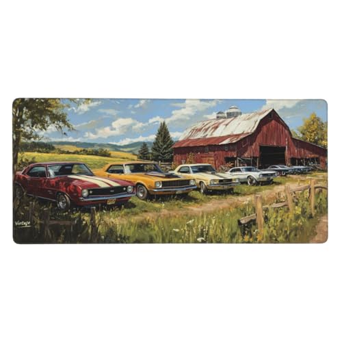 Mauspad Feld Groß 900x400x3 mm,Mousepad XXL Auto Schreibtischunterlage mit Genähten Kanten,Gaming Mauspad mit Rutschfeste Unterseite,Desk Mat für PC-Büro,Laptop,Compute,Deko Frauen Geschenke-X1413 Mauspad Feld Groß 900x400x3 mm,Mousepad XXL Auto Schreibtischunterlage mit Genähten Kanten,Gaming Mauspad mit Rutschfeste Unterseite,Desk Mat für PC-Büro,Laptop,Compute,Deko Frauen Geschenke-X1413 von Yuxeawue