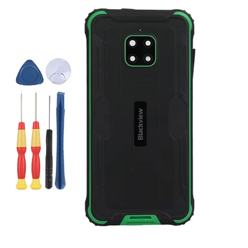 Yuxyiony Akkudeckel Ersatz für Blackview BV4900 Akkudeckel Reparatur Rückseite Gehäuse und Ersatzwerkzeug Zubehör (Grün) von Yuxyiony