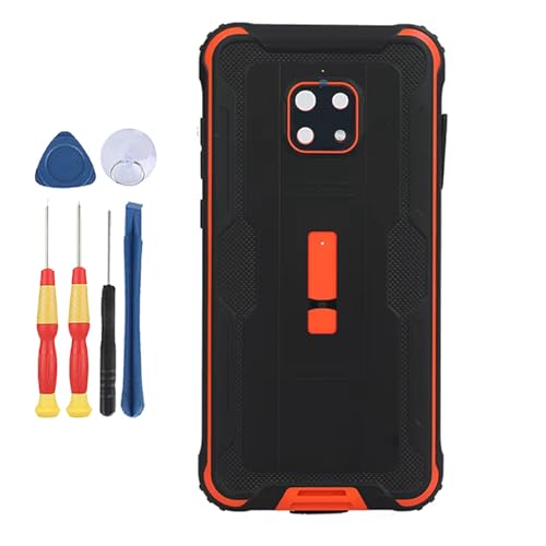 Yuxyiony Akkudeckel Ersatz für Blackview BV4900 Akkudeckel Reparatur Rückseite Gehäuse und Ersatzwerkzeug Zubehör (Orange) von Yuxyiony