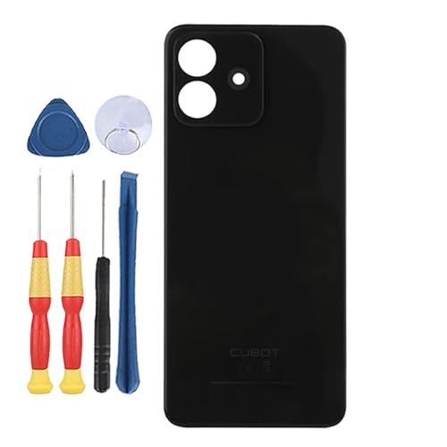 Yuxyiony Akkudeckel Ersatz für Cubot Note 40 Akkudeckel Reparatur Rückseite Gehäuse und Ersatzwerkzeug Zubehör (Schwarz) von Yuxyiony