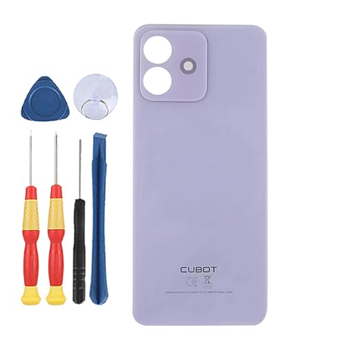 Yuxyiony Akkudeckel Ersatz für Cubot Note 40 Akkudeckel Reparatur Rückseite Gehäuse und Ersatzwerkzeug Zubehör (Violett) von Yuxyiony