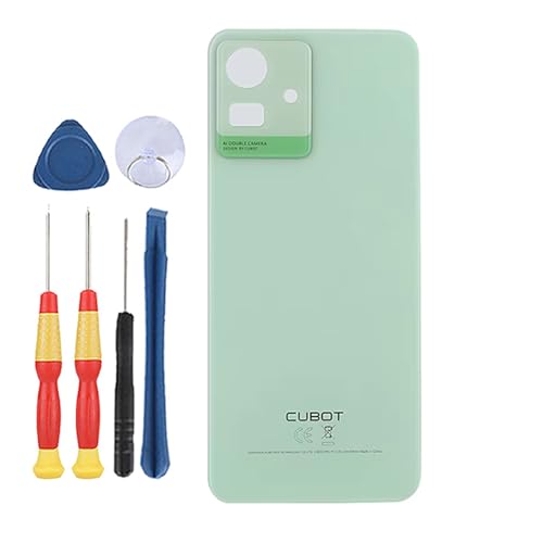 Yuxyiony Akkudeckel Ersatz für Cubot Note 50 Akkudeckel Reparatur Rückseite Gehäuse und Ersatzwerkzeug Zubehör (Grün) von Yuxyiony