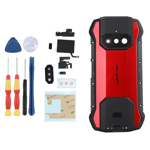 Yuxyiony Akkudeckel Ersatz für Ulefone Armor 15 Akkudeckel Reparatur Rückseite Gehäuse und Ersatzwerkzeug Zubehör (Rot Yuxyiony Akkudeckel Ersatz für Ulefone Armor 15 Akkudeckel Reparatur Rückseite Gehäuse und Ersatzwerkzeug Zubehör (Rot von Yuxyiony
