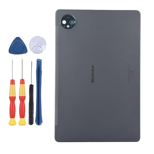 Yuxyiony Ersatz-Batterieabdeckung für Blackview Tab 80, Batterieabdeckung, Reparatur-Gehäuse und Ersatzwerkzeug-Zubehör (grau) von Yuxyiony