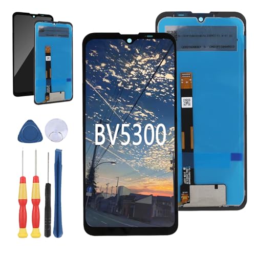 Yuxyiony Ersatzbildschirm für Blackview BV5300 / BV5300 Pro LCD-Display, Reparaturbildschirm und Ersatzwerkzeug-Zubehör von Yuxyiony