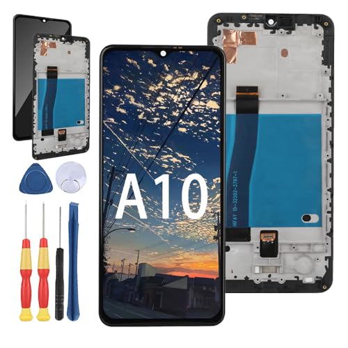 Yuxyiony Ersatzbildschirm für Cubot A10 LCD-Display, Reparaturbildschirm und Ersatzwerkzeug-Zubehör von Yuxyiony