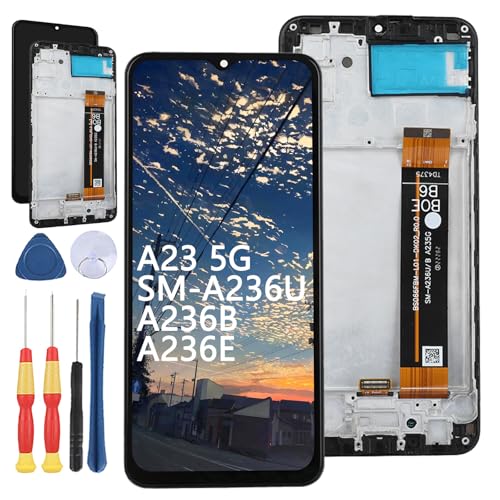 Yuxyiony Ersatzbildschirm für Samsung Galaxy A23 5G SM-A236U A236B A236E LCD-Display Reparaturbildschirm und Ersatzwerkzeug-Zubehör. Yuxyiony Ersatzbildschirm für Samsung Galaxy A23 5G SM-A236U A236B A236E LCD-Display Reparaturbildschirm und Ersatzwerkzeug-Zubehör. von Yuxyiony