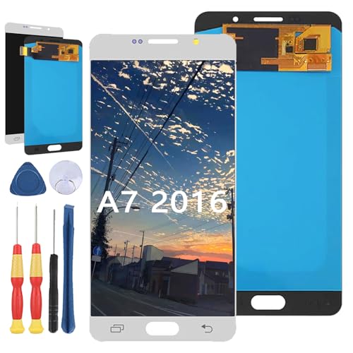 Yuxyiony Ersatzbildschirm für Samsung Galaxy A7 2016 A710M A710F LCD-Display Reparaturbildschirm und Ersatzwerkzeug Yuxyiony Ersatzbildschirm für Samsung Galaxy A7 2016 A710M A710F LCD-Display Reparaturbildschirm und Ersatzwerkzeug von Yuxyiony