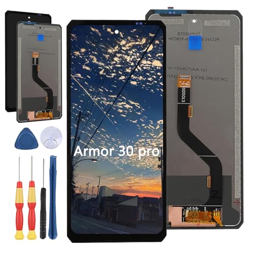 Yuxyiony Ersatzbildschirm für Ulefone Armor 30 Pro LCD-Display, Reparaturbildschirm und Ersatzwerkzeug-Zubehör von Yuxyiony