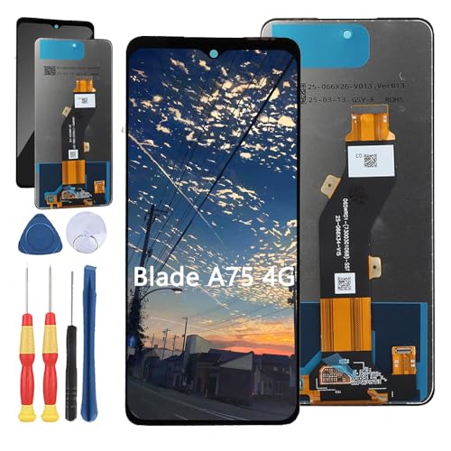 Yuxyiony Ersatzbildschirm für ZTE Blade A75 4G LCD-Display, Reparaturbildschirm und Ersatzwerkzeug-Zubehör von Yuxyiony